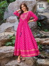 Encounter Vol 10 By Blue Hills Foil Printed Long Anarkali Kurtis Wholesale Shop In Surat